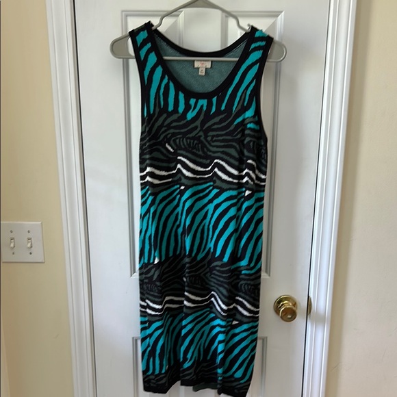 Banana Republic Teal Knit Sweater-dress Issa London Collection - Picture 1 of 6